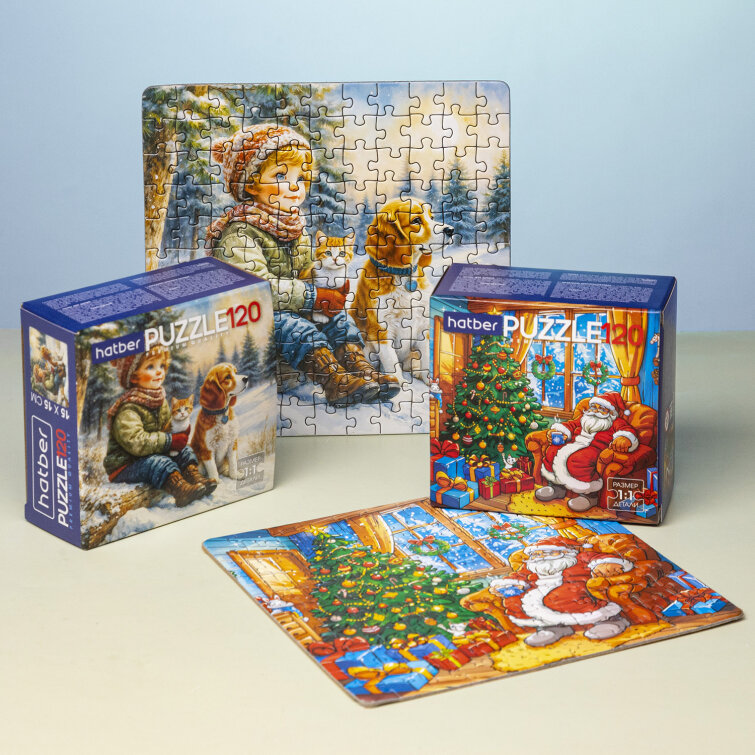 Радость праздника с пазлами от Hatber! Радость праздника с пазлами от Hatber!