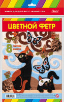 Мягкие поделки с цветным фетром от Hatber.